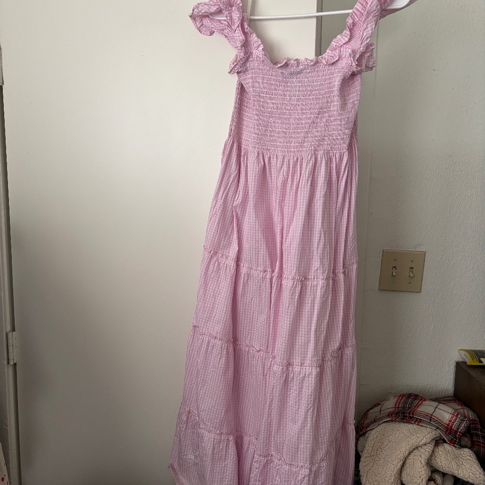 Hill House Pink Stripe Ellie Nap Dress